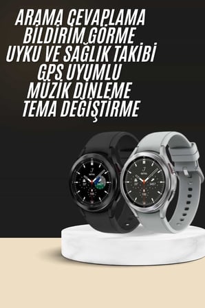 Yeni Nesil Akıllı Saat Çağrı Cevaplayabilen Plastik 47 Mm Uyumlu Kordon