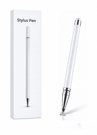Redmi A5 Uyumlu Dokunmatik Stylus Kalem Disk Uçlu Hassas Beyaz Tablet Telefon Çizim Kalemi