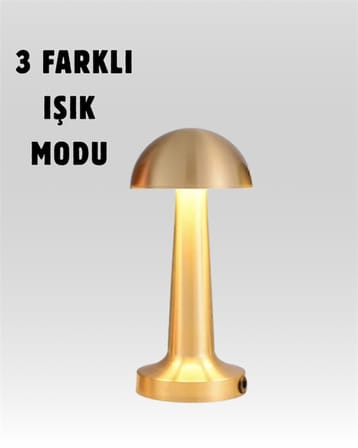 Modern Tasarım Şarjlı Masa Lambası – 1800 mAh Batarya Yeni Nesil