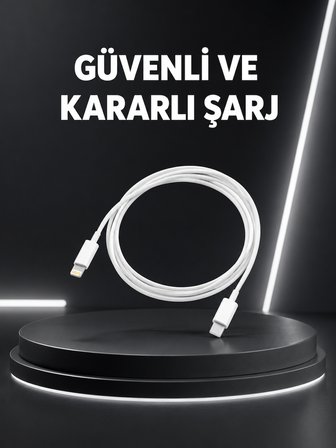 Dayanıklı TPE Lightning Kablo – 30W Hızlı Şarj ve Veri Transferi