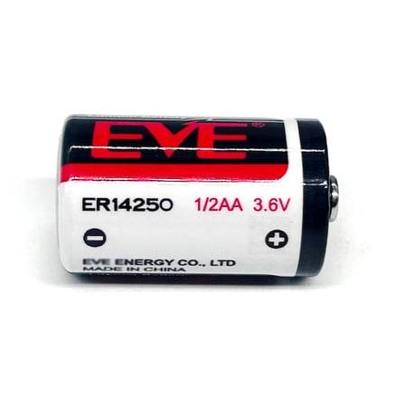 EVE ER14250 1/2AA Size 3.6V 1200 mAh Şarjsız Li-SOCl2 Lithium Pil