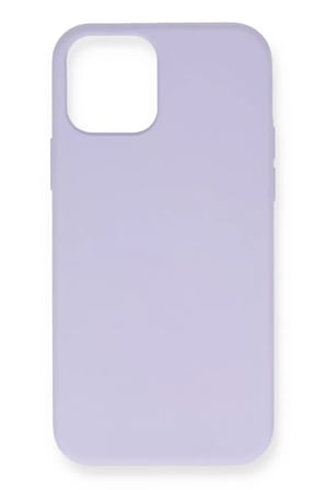 Apple iPhone  Pro Max Kılıf Nano içi Kadife Silikon- Lila