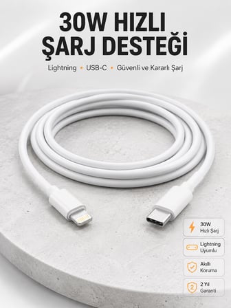 IOS Tüm Serilerle Uyumlu 30W Hızlı Şarj Aleti 11 12 13 14/Pro Max Mini Plus