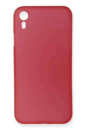 Apple iPhone XR Kılıf PP Ultra İnce Kapak - Kırmızı