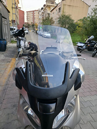 MOTOCAM Suzuki Burgman 650 Siperlik Ön Cam 2001-2004 Model 60cm Şeffaf Renkli 4mm