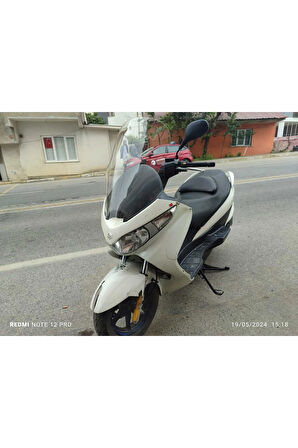 Suzuki Burgman 125 200 Siperlik Ön Cam 2002 2012 Model 54cm Şeffaf Renkli 4mm