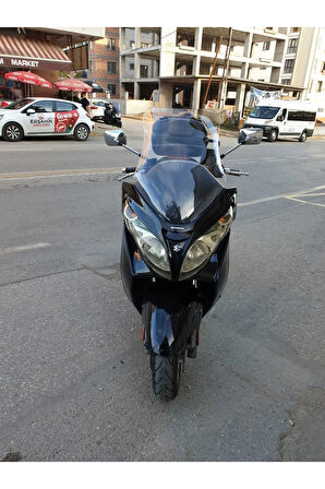Suzuki Burgman 400 K7 Siperlik Ön Cam 2007 2015 Model 70cm Şeffaf Renkli 4mm