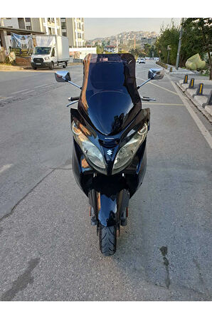 Suzuki Burgman 400 K7 Siperlik Ön Cam 2007 2015 Model 70cm Siyah Renkli 4mm