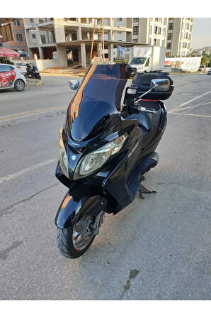 Suzuki Burgman 400 K7 Siperlik Ön Cam 2007 2015 Model 70cm Siyah Renkli 4mm