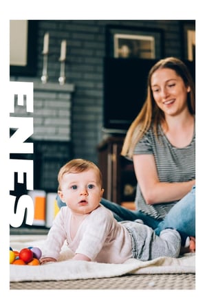 Anne Baba ve Bebek Fotoğraflı Kişiye Özel Cam Tablo - Dikey