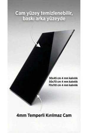 Bayrak Temperli Cam Tablo - Model 461