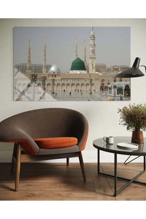 Mescid-i Nebevî Medine Temperli Cam Tablo – Model 001