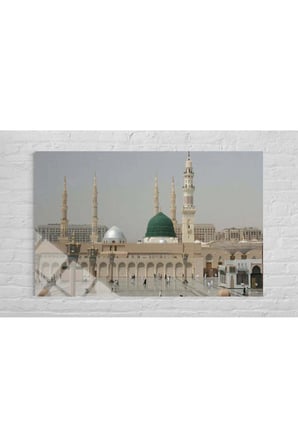 Mescid-i Nebevî Medine Temperli Cam Tablo – Model 001