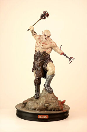 Azog Figürü Lord Of The Rings (LOTR) Yüzüklerin Efendisi Azog 44 cm Dev Boy