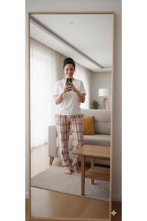  Kadın Büyük Beden Pamuklu İnce Nefes Alan Kumaş Pijama Altı (XL dan 3XL bedene kadar uyumludur)
