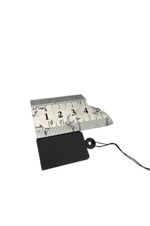 Büyük Boy Siyah Renk 3/2cm 80 Adet Karton İpli Fiyat Etiketi