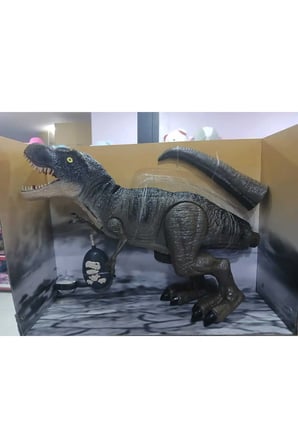 2.4 Ghz Büyük Boy Uzaktan Kumandalı Buhar Çıkartan Pilli Dinazor (Kutu Ölçü 27Cm/38Cm)