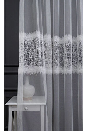 Ara Buzul Desen Yeni Tasarım Desen 1 E 2kat Pileli Tül Ütü Istemez