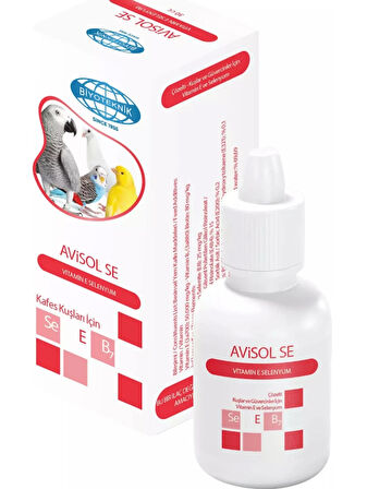 Biyoteknik Avisol-Se - Kuşlar İçin Mineral ve Eser Element Takviyesi (30 ml)
