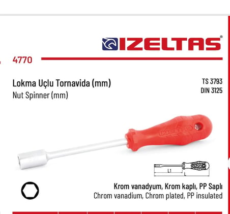 Lokma Uçlu Tornavida 5.5mm