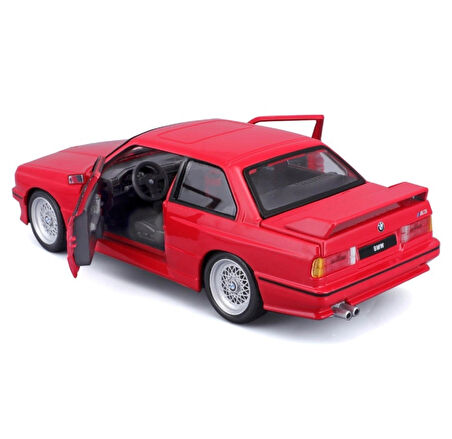 Bburago 1:24 – 1988 BMW 3 Series M3 (E30) – Kırmızı