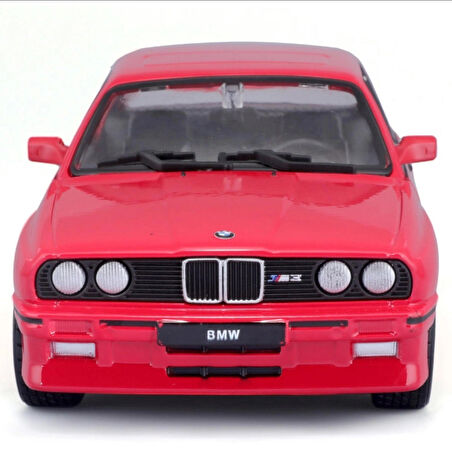 Bburago 1:24 – 1988 BMW 3 Series M3 (E30) – Kırmızı