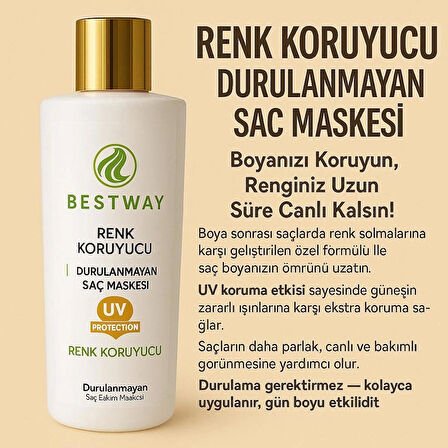 BESTWAY RENK KORUYUCU DURULANMAYAN SAÇ MASKESİ