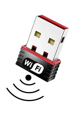 Usb Wifi Adaptörü Kablosuz Wifi İnternet Alıcı Ağ Kartı Masaüstü Bilgisayar Pc 300 Mbps 802.11n