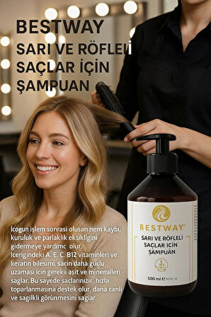 SARI VE RÖFLELİ SAÇLAR İÇİN YOĞUN BAKIM ŞAMPUANI