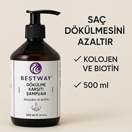 KOLOJEN VE BİOTİN DÖKÜLME KARŞITI ŞAMPUAN