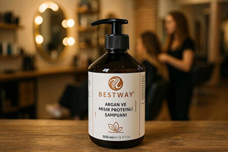 ARGAN VE MISIR PROTEİNLİ ŞAMPUAN