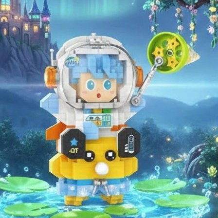 LZ- LOZ ASTRONOT MAVİ  PARÇA BLOCK OYUNCAK