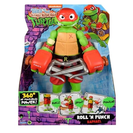 TMNT Roll N Punch Raphael Figür  cm