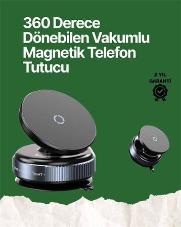 ° Ayarlanabilir Manyetik Araç Telefon Tutucu – Kompakt ve Pratik Tasarım