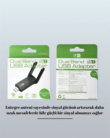 AC USB WiFi Adaptör