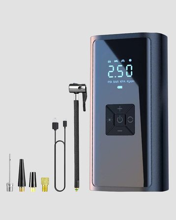 Kablosuz Dijital Lastik Şişirme Pompası LED Işıklı W