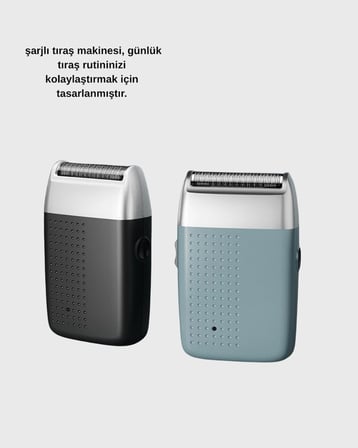 Kablosuz Şarjlı Sakal Tıraş Makinesi – Kuru Kullanım, Uzun Pil Ömrü