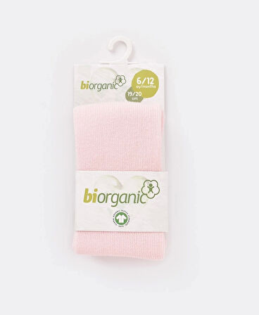Bibaby Biorganic Basic Külotlu Çorap 68235 Pembe(1 Adet)