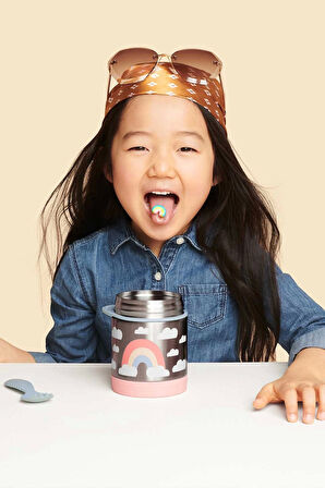 Skip Hop Zoo Paslanmaz Çelik Termos 325 Ml Gökkuşağı