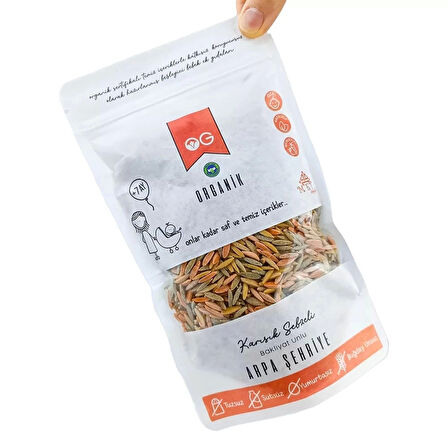 Og Natural Organik Karışık Sebzeli Bakliyat Unlu Arpa Şehriye 250 Gr