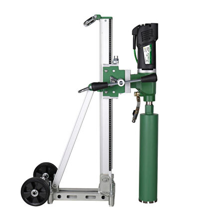BYCON KÖMÜRSÜZ 250 MM DELME KAPASİTELİ ENDÜSTİYEL TİP AÇILI SEHPALI KAROT SETİ