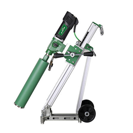 BYCON KÖMÜRSÜZ 250 MM DELME KAPASİTELİ ENDÜSTİYEL TİP AÇILI SEHPALI KAROT SETİ