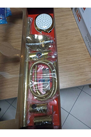 Sürgülü Duş Seti Gold