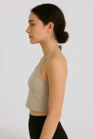 Fibula Moda Boyundan Bağlamalı Crop