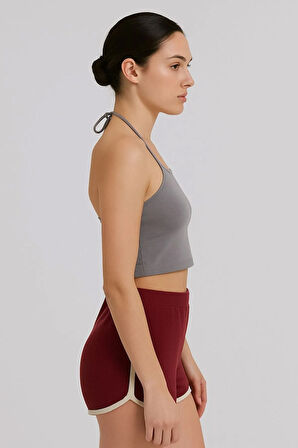 Fibula Moda Boyundan Bağlamalı Crop