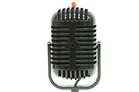 Mikrofon Siyah Karaoke Speaker Hediyelik