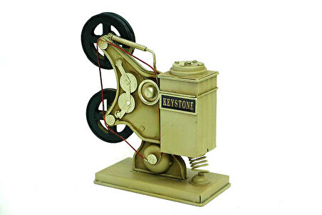 Dekoratif Metal Sinemaskop Biblo Vintage Ev Ofis Hediyelik
