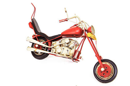 Dekoratif Metal Motosiklet Vintage Biblo Ev Ofis Hediyelik