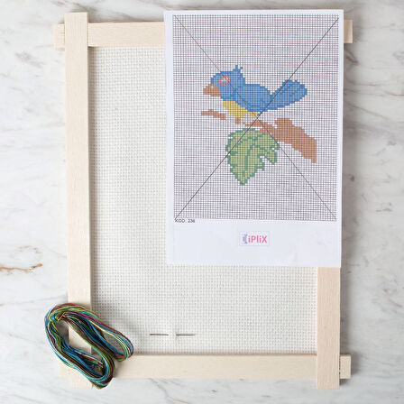 Loren Etamin İşleme Panosu Kiti Kuş - Kod:236