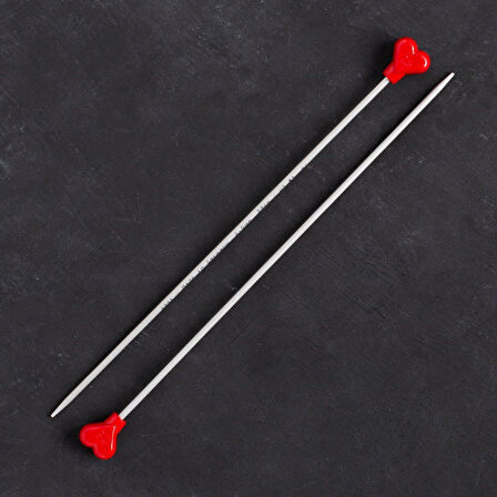Addi Kalpli 2,5mm 20cm Klasik Alüminyum Örgü Şişi